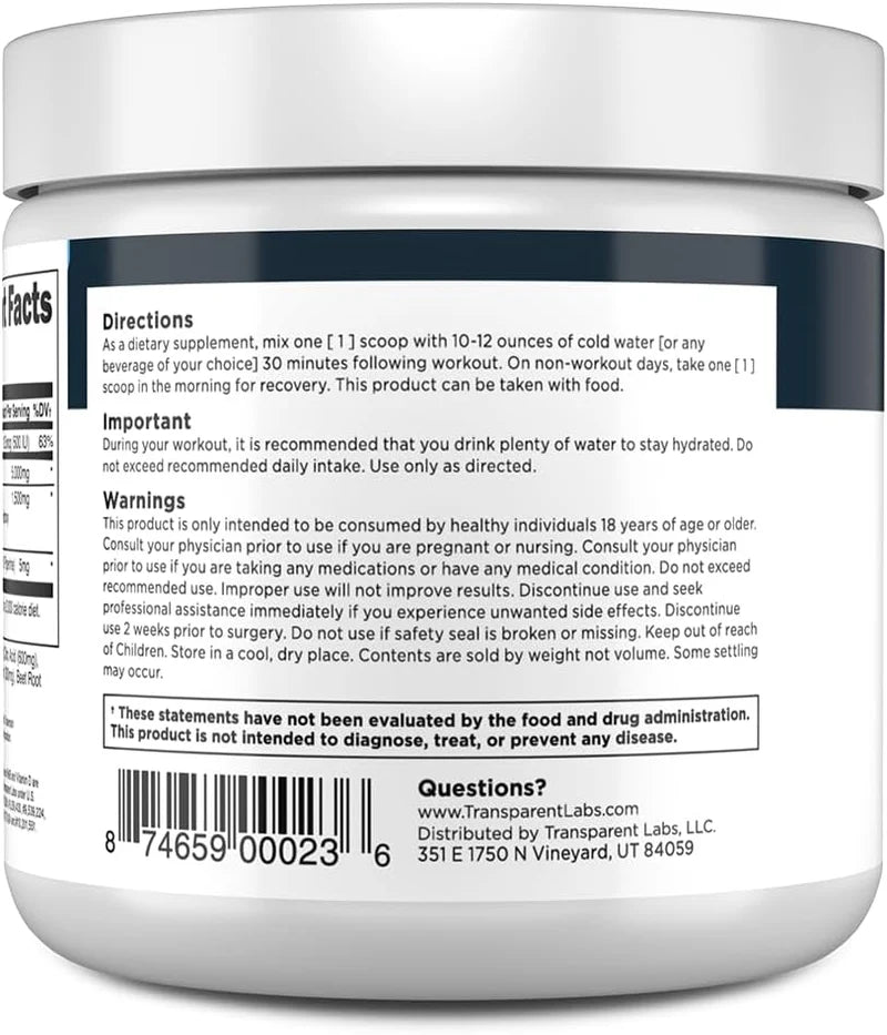 Transparent Labs Creatine HMB 30 Servings