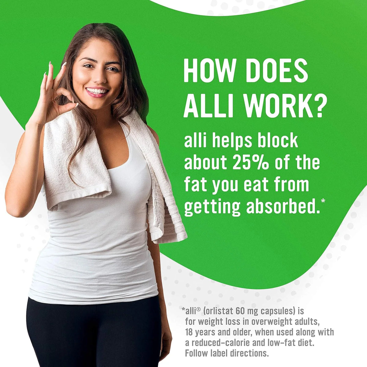 alli Weight Loss Supplement, Orlistat 60 mg