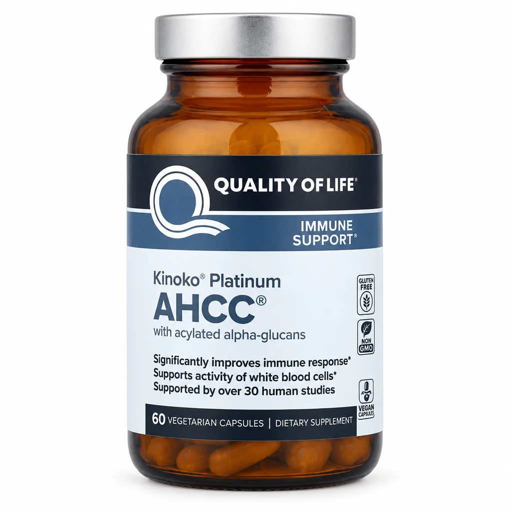AHCC Immune Support Supplement 60 Vegicaps | Dietary Supplement