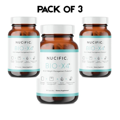 Nucific Bio-X4 4-in-1 Probiotic – 90 Capsules