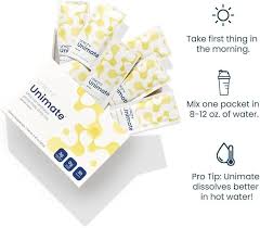 Unicity Unimate Lemon Ginger Drink Mix 30 Packets | Herbal Beverage