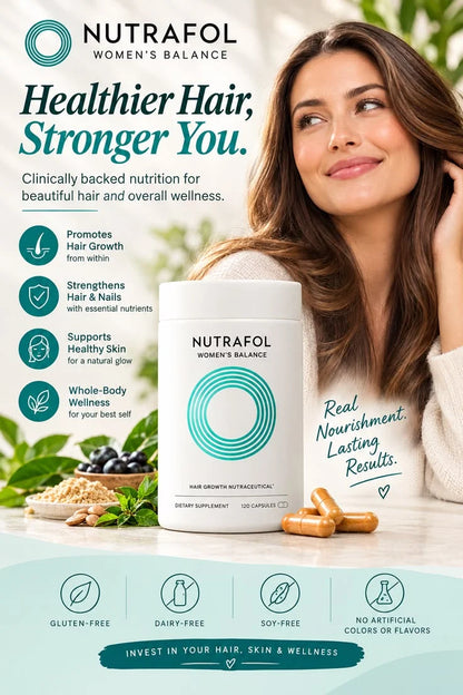 Women Hair Growth Nutraceutical 120 Capsules ( Pack of 2 )