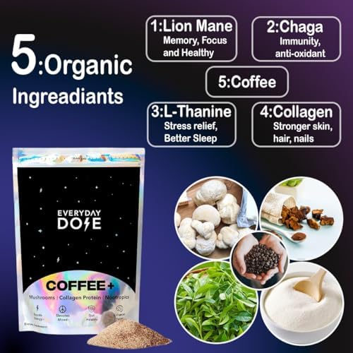Mushroom coffee by everyday dose