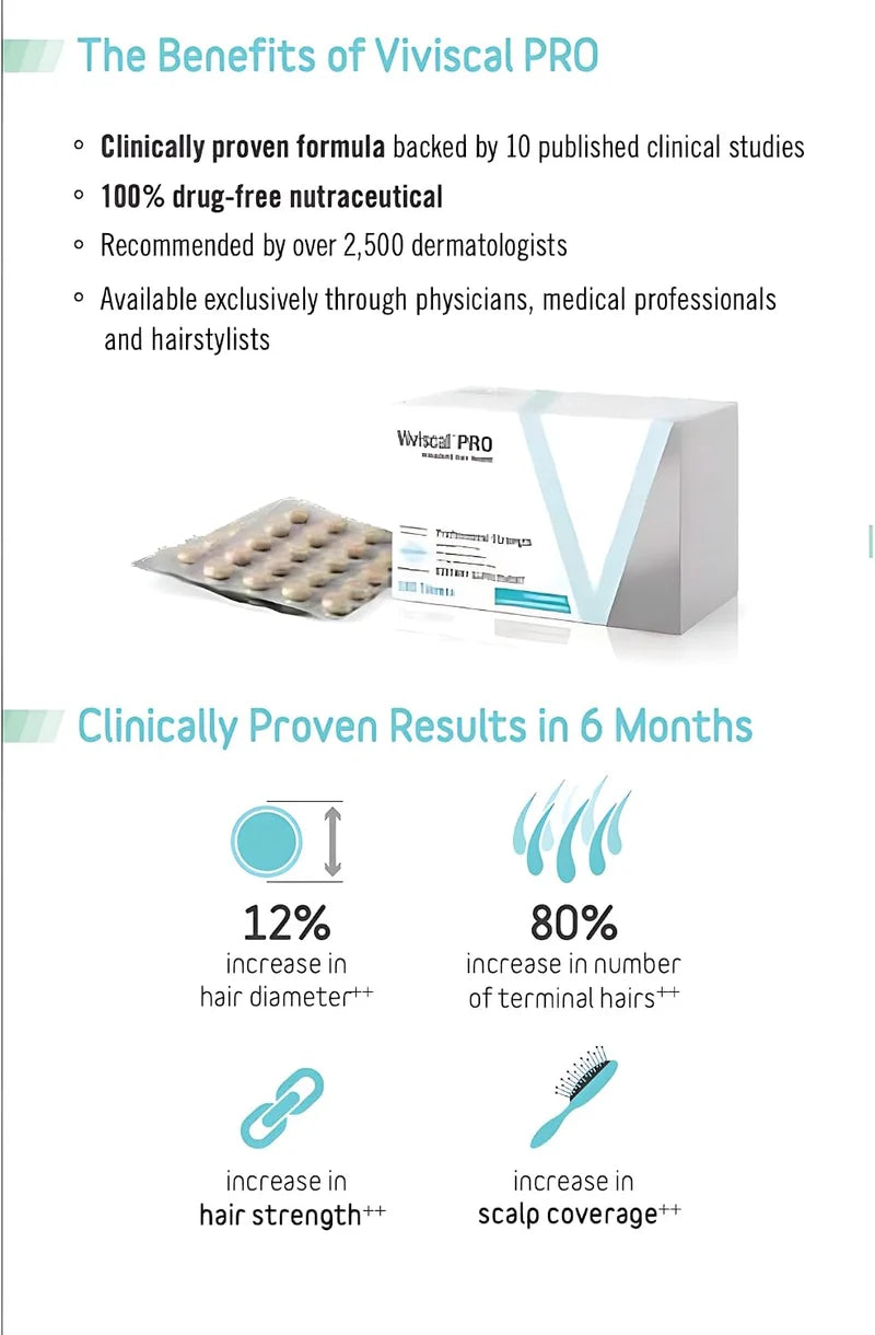 Viviscal PRO Health Supplement 180 Tablets