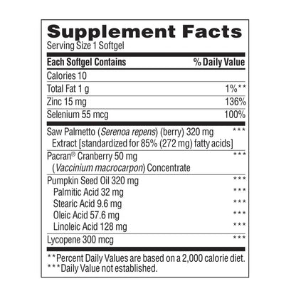 Trunature Prostate Plus  250 Softgels
