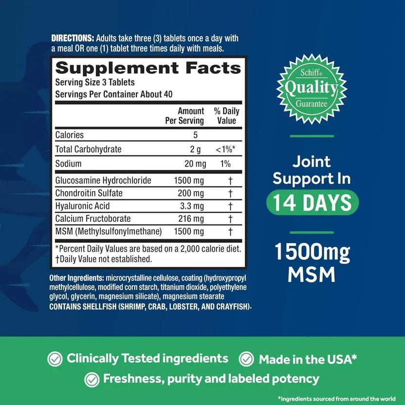 Schiff Move Free Advanced Joint Health 120 Tablets