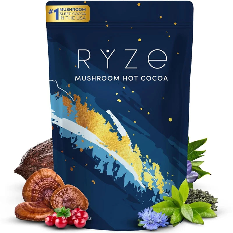 RYZE MUSHROOM HOT COCOA Cocoa Powder Mushroom For Sleep