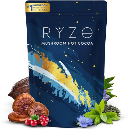 RYZE MUSHROOM HOT COCOA Cocoa Powder Mushroom For Sleep