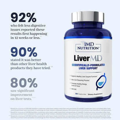 1MD Nutrition LiverMD 60 Capsules ( Pack of 3 )