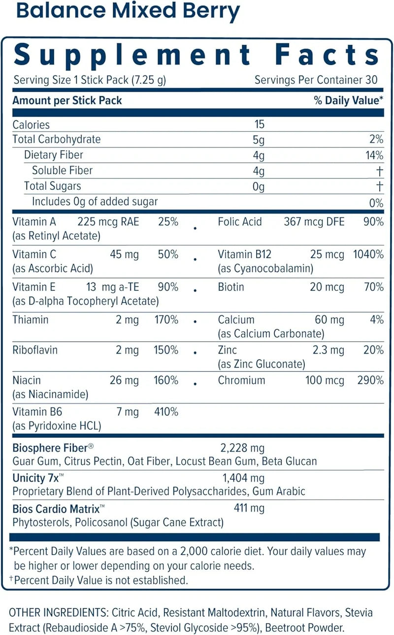 Unicity Balance  30Stick Packs