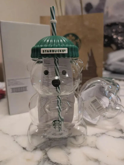 Starbucks Bearista Glass Cup 20 oz