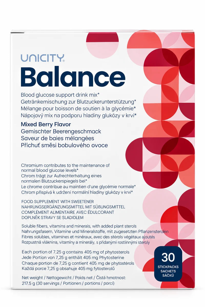Unicity Balance Mixed Berry 30 Packets Dietary Supplement