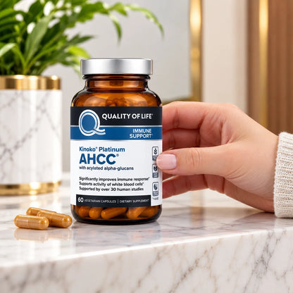 AHCC Immune Support Supplement 60 Vegicaps | Dietary Supplement