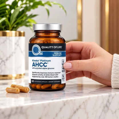 AHCC Immune Support 60 Vegicaps ( Pack of 5 )