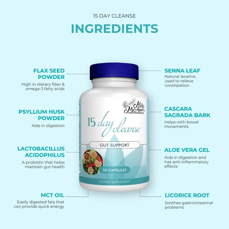 Milamiamor 15 Day Cleanse - Gut support
