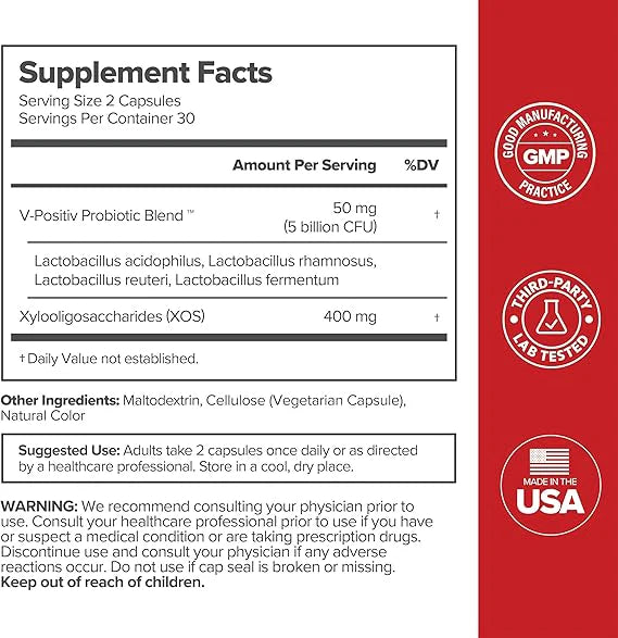 URO Vaginal Probiotics  60 Capsules