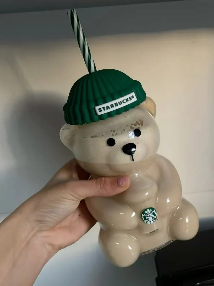 Starbucks Bearista Glass Cup 20 oz