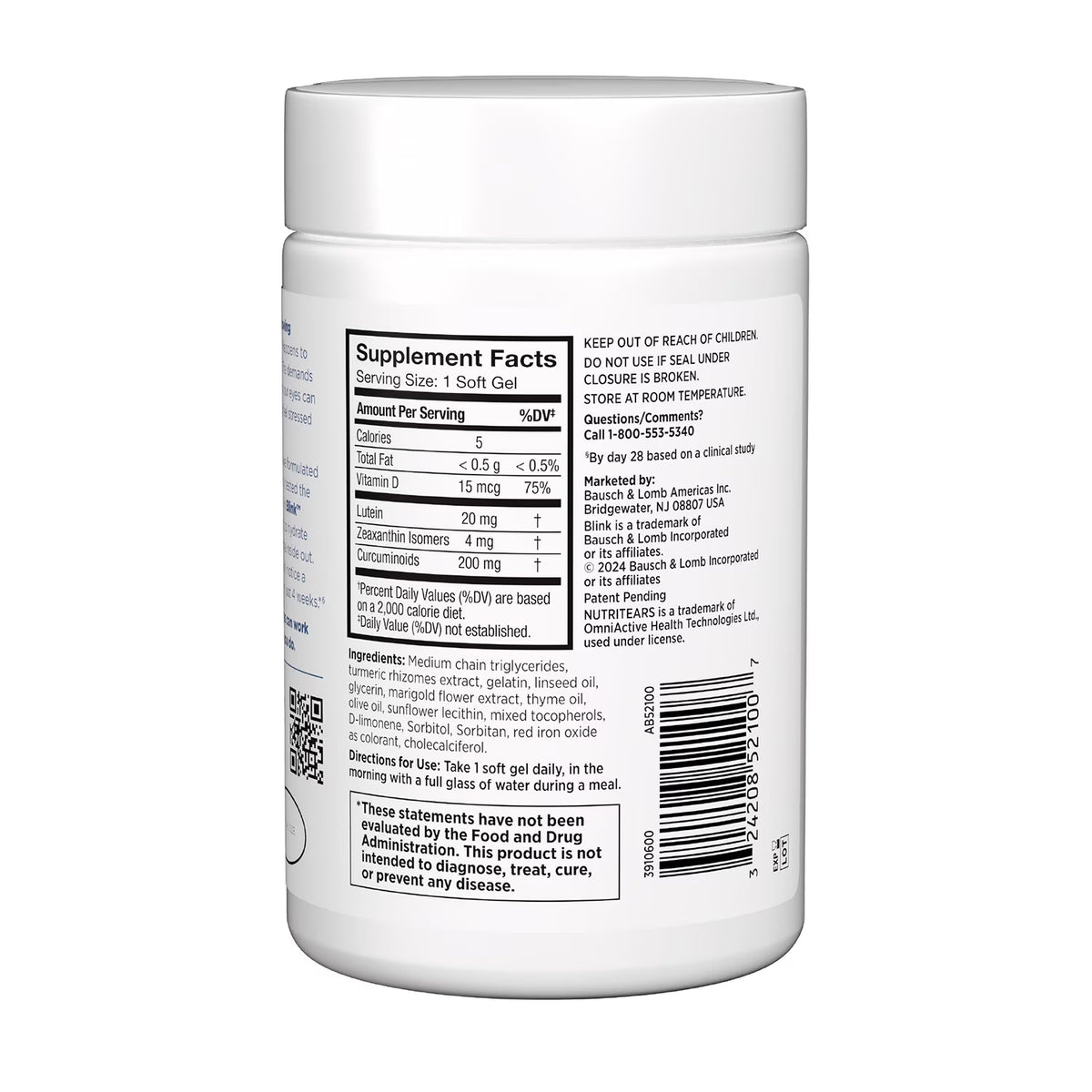 Blink NutriTears Eye Health Supplement ( Pack of 5 )
