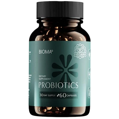 BIOMA Probiotics 60 Capsules Vegan Dietary Supplement