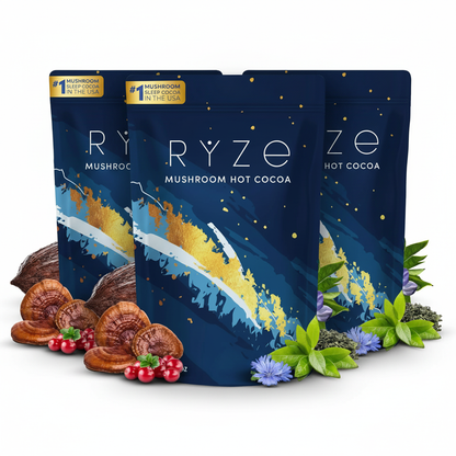Pack of 3 - RYZE Mushroom Hot Cocoa