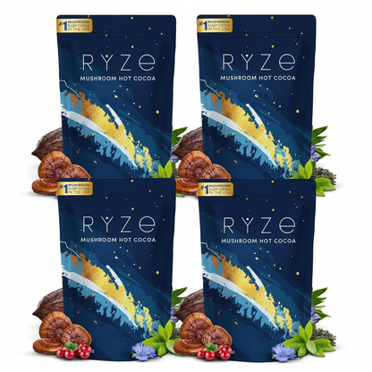Pack of 4 - RYZE Mushroom Hot Cocoa